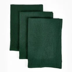 Set Of 3 Waffle Tea Towels -Kitchen Supplies 30931525 alt01
