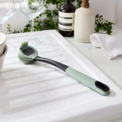 Soft Grip Silicone Double Sided Dish Brush