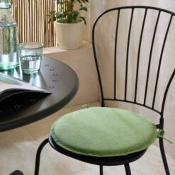 Set Of 2 Water Resist Round Seat Pads -Kitchen Supplies 30931839