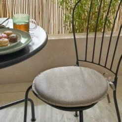 Set Of 2 Water Resist Round Seat Pads -Kitchen Supplies 30931908