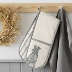 Schnauzer Double Oven Glove