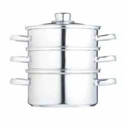 Kitchen Craft KitchenCraft 3-Tier Food Steamer With Glass Lid -Kitchen Supplies 30942544 alt02