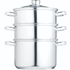 Kitchen Craft KitchenCraft 3-Tier Food Steamer With Glass Lid -Kitchen Supplies 30942771 alt02