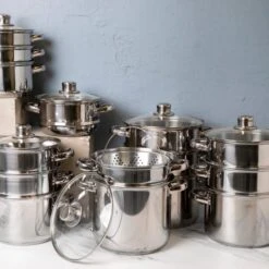 Kitchen Craft KitchenCraft 3-Tier Food Steamer With Glass Lid -Kitchen Supplies 30942771 alt04