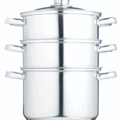 Kitchen Craft KitchenCraft 3-Tier Food Steamer With Glass Lid -Kitchen Supplies 30942778 alt03