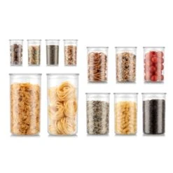 Bodum Presso Set Of 12 Storage Jars -Kitchen Supplies 30957498