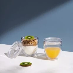 Bodum Pavina To Go Set Of 2 Double Walled Tumbler With Lid -Kitchen Supplies 30957500