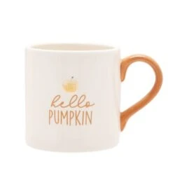 Country Living Ceramic Hello Pumpkin Mug