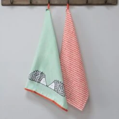 Scion Dexam Spike Hedgehog Set Of 2 Tea Towels