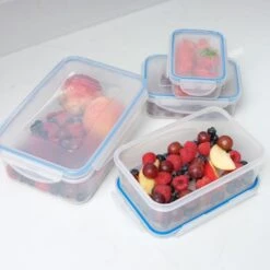ADDIS Set Of 4 Rectangular Clip Tight Assorted Storage Containers -Kitchen Supplies 30963165 alt05