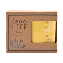 Love Life Mum Embossed Mug 7 Love Life Mum Embossed Mug -Kitchen Supplies 30984693 alt02