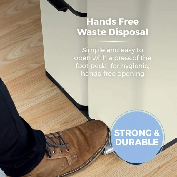 Tower 60L Recycling Pedal Bin With Drawer 22 Tower 60L Recycling Pedal Bin With Drawer - Image 20